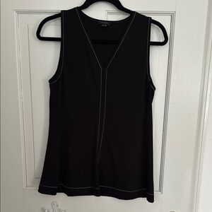 Ann Taylor Black Sleeveless Top